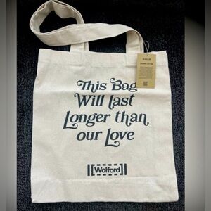 Wolford Organic Cotton tote toe 🛍️ Host Pick